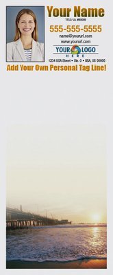 Full Color Custom Notepads | Beach Pier Sunset