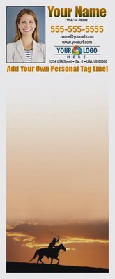 Full Color Custom Notepads | Sunset Cowboy