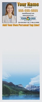 Full Color Custom Notepads | Blue Lake Pine Trees