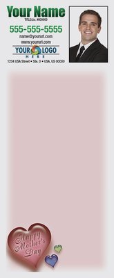 Full Color Custom Notepads | Happy Mother&#39;s Day Heart