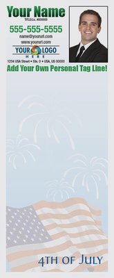 Full Color Custom Notepads | 4th of July Flag
