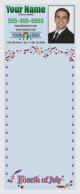 Full Color Custom Notepads | Fourth of July Border