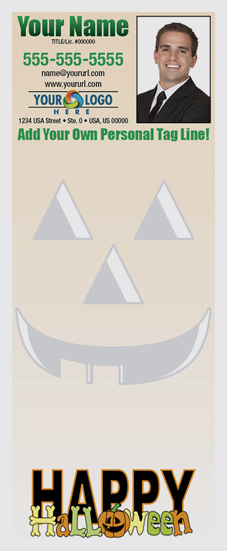 Full Color Custom Notepads | Happy Halloween Pumpkin