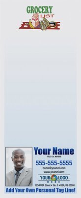 Full Color Custom Notepads | Grocery List Picnic Items
