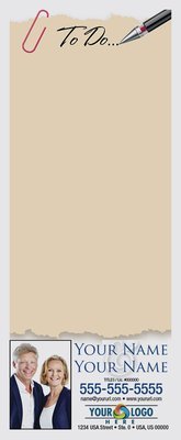 Full Color Custom Notepads | To Do with Pen &amp; Clip