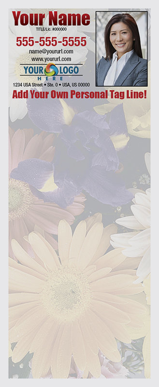 Full Color Custom Notepads | Flower Assortment, Lines?: Please Choose, Page Count: 25 Sheets per pad, Quantity: 250