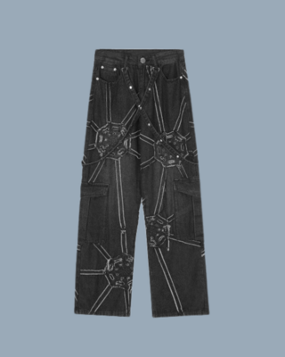 Spider Web Jeans