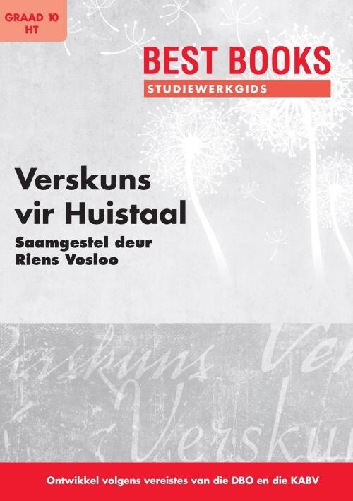 Studiewerkgids: Verskuns Gr. 10 HT