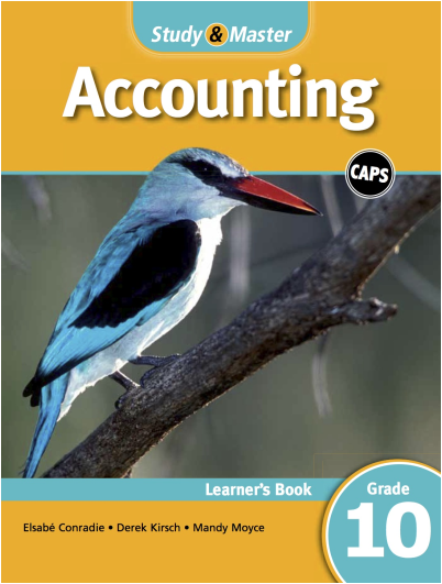 Study &amp; Master Accounting Learner&#39;s Book Grade 10