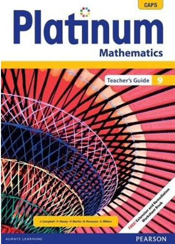 Platinum Mathematics Grade 9 Teacher&#39;s Guide