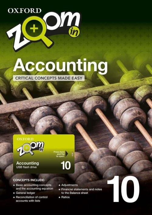 Zoom in Accounting Grade 10 (USB &amp; Practice Book)