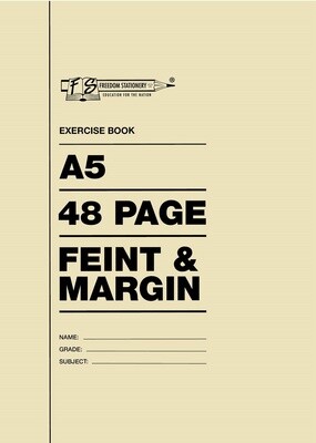 Exercise Book 48 pages A5 F/M - Single