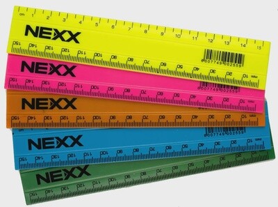 Nexx Ruler 15cm assorted colors - Single
