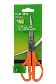 Treeline Orange Handle Scissors 165mm