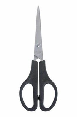 Treeline Black Handle Left-Handed scissors 165mm