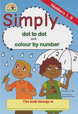 Simply dot to dot and colour by number (1 - 5) Gr. RR - R