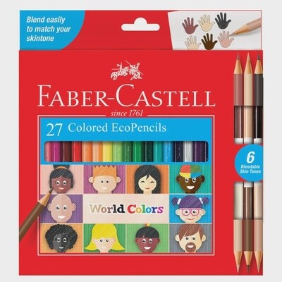 Faber-Castell 27 Colored EcoPencils