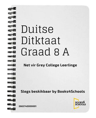 Deutch Diktaat / Notes Gr.8 (B4S) (X)