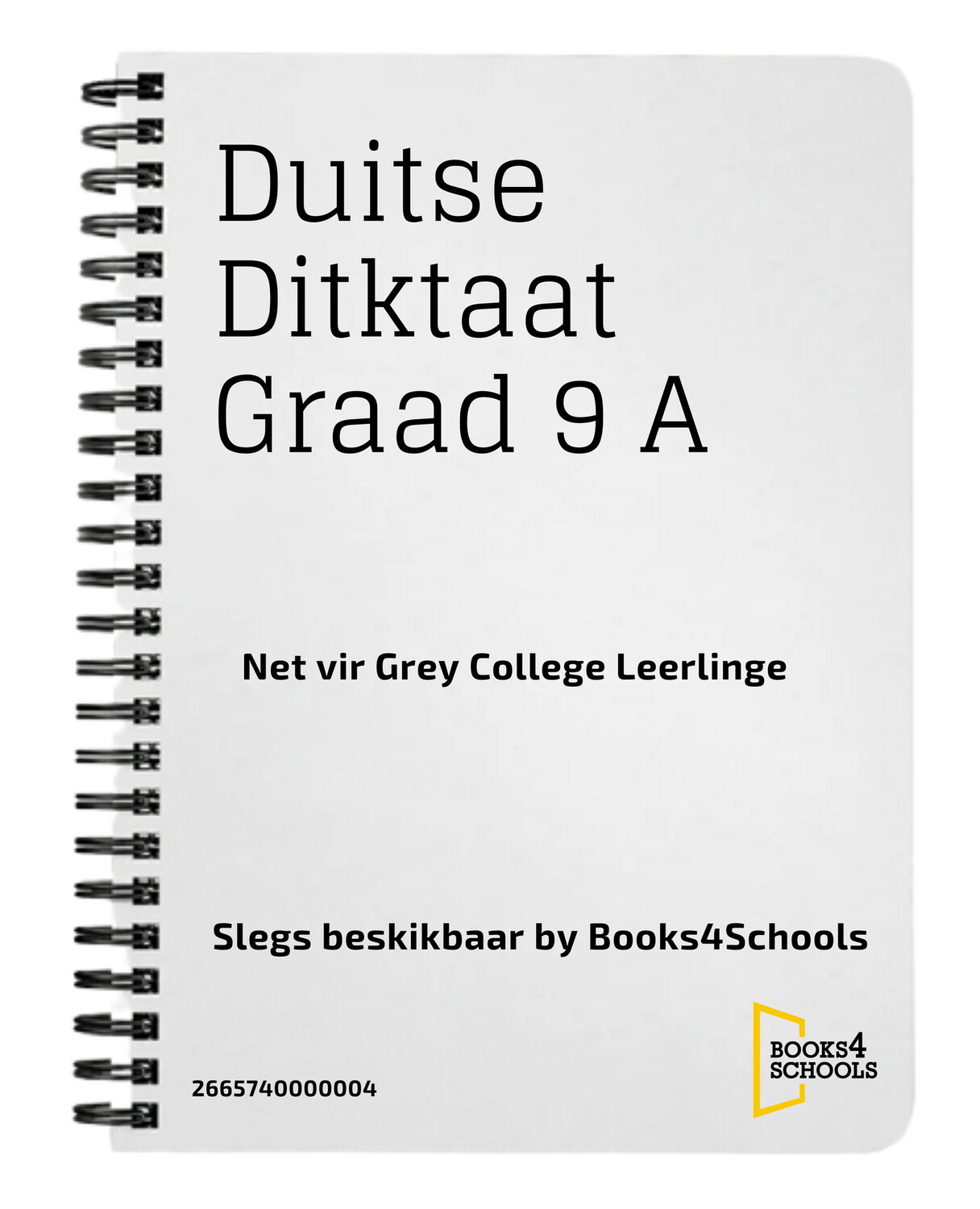 Deutch Diktaat / Notes Gr. 9 (B4S)