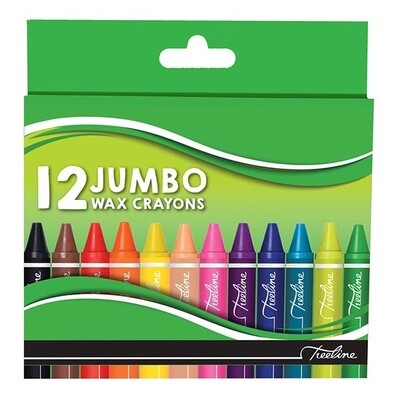 Treeline 12 Jumbo Crayons