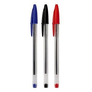 BIC Cristal Original Smudge Free Ballpoint Pen Assorted Colors