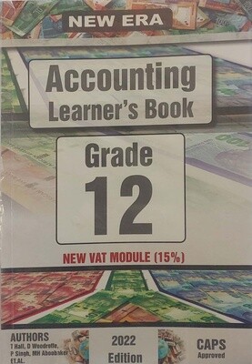 New Era Accounting Grade 12 Learner Book (2022 Edition)