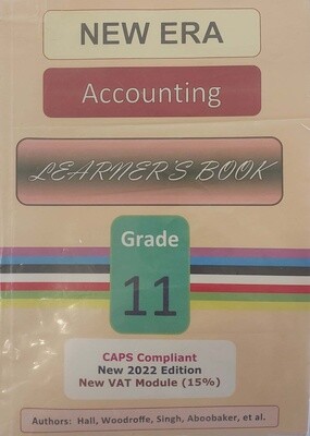 New Era Accounting Grade 11 Learner Book (2022 Edition)