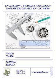 JPEGD Engineering Graphics &amp; Design Gr 12 Workbook A3 (8th Edition)