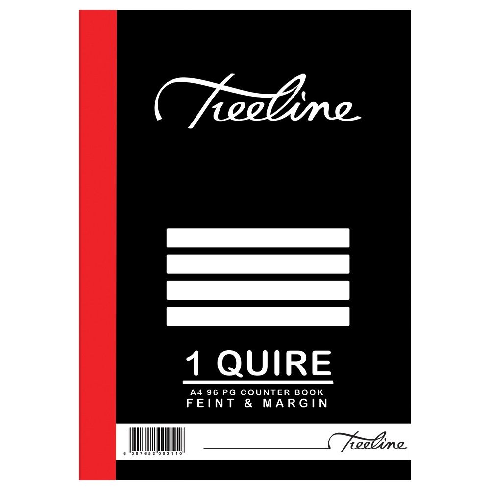 Counter Book 96 pages A4 1 Quire F/M - Single