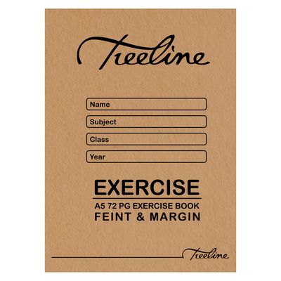 College Exercise Book 72 pages A4 F/M - Single