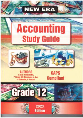New Era Accounting Grade 12 Study Guide (2 books)