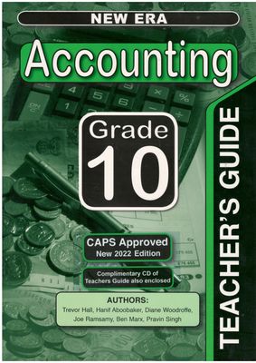 New Era Accounting Grade 10 Teacher Guide