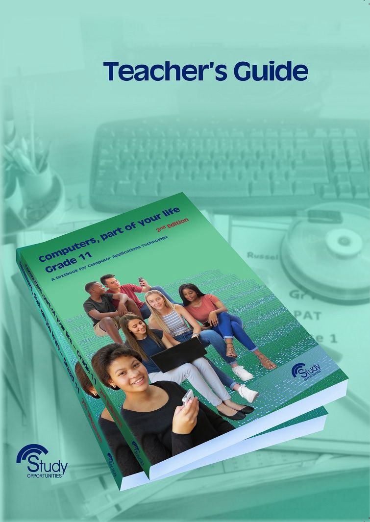 Computers, part of your life – Grade 11;  2nd Ed – Teacher&#39;s Guide &amp; DVD