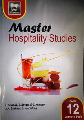 Master Hospitality Studies Learner’s Book Grade 12