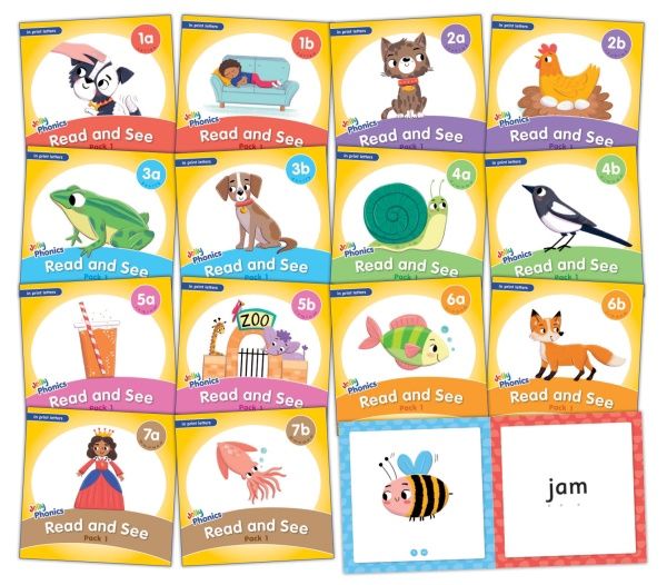 Jolly Phonics Read and See Pack 1 (12 titles)