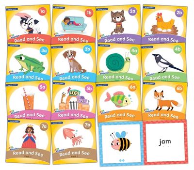 Jolly Phonics Read and See Pack 1 (12 titles)
