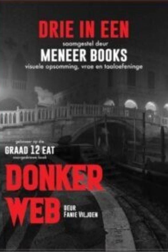 Donker web Letterkunde, visuele en taalboek (3in1)