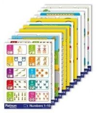 Platinum Mathematics Grade 1-3 Wallcharts (Set of 12)