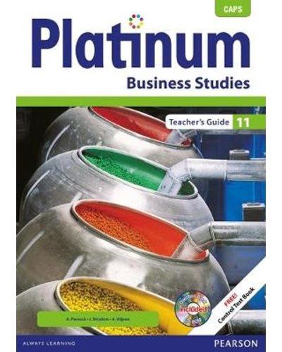 Platinum Business Studies Gr 11 TG with Control Test Book &amp; Question Bank CD