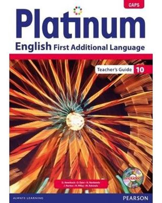 Platinum English First Additional Language Gr 10 TG with Question Bank CD