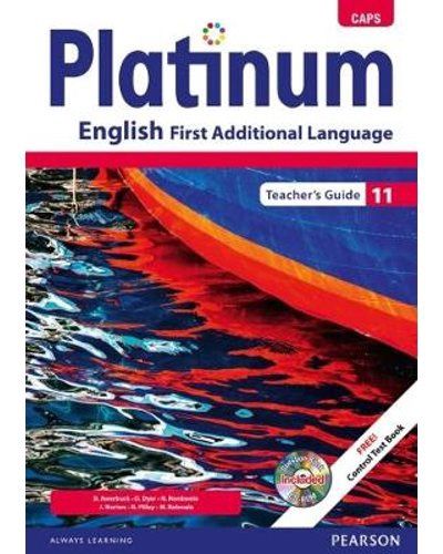Platinum English First Additional Language Gr 11 TG with Control Test Book &amp; Question Bank CD