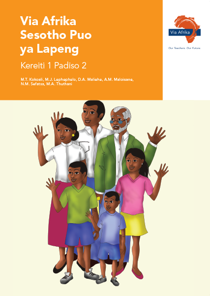 Via Afrika Sesotho Home Language Grade 1 Reader 2 Stories: 1. Lelapa leso 2. Boipaballo lapeng  3. Mmele wa ka   4. Ke boloka mmele wa ka o bolokehile (Printed book.)