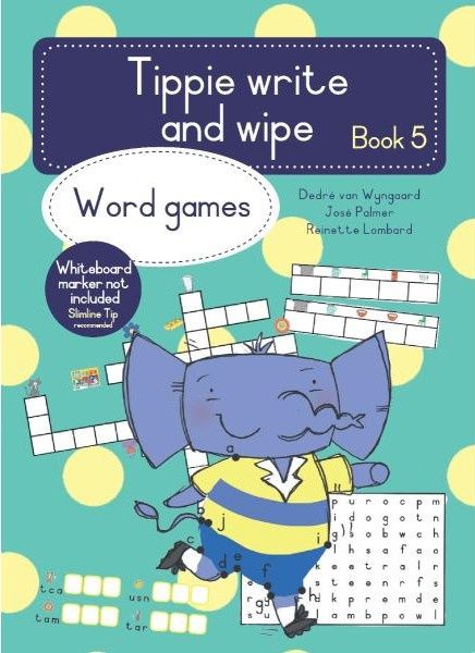 NONTRD:Tippie write-wipe bk5:Word games