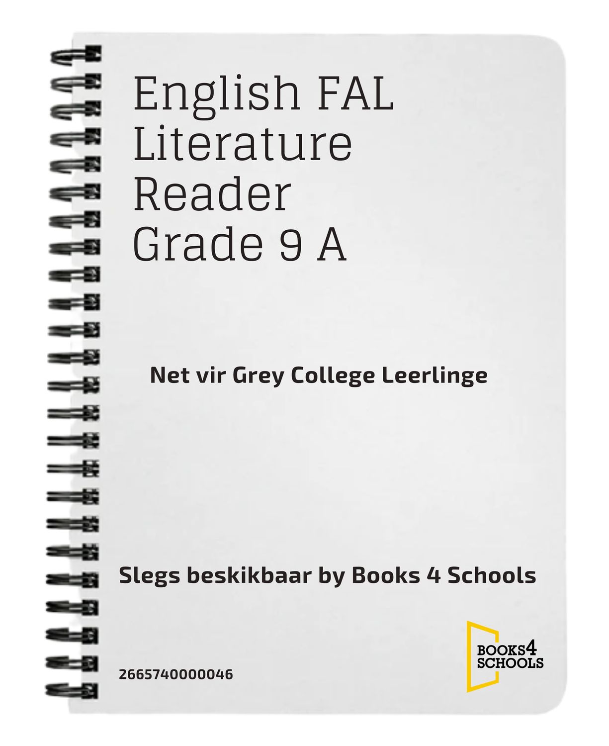 English FAL Notes Grade 9 - Literature Reader