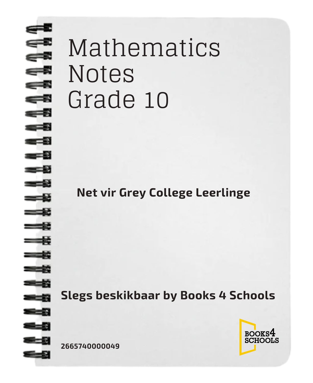 Mathematics Notes Grade 10 (B4S) (X)