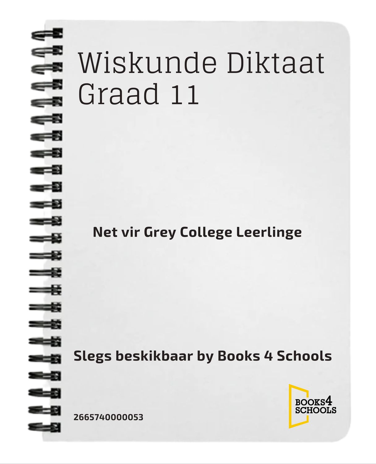 Wiskunde Diktaat Graad 11