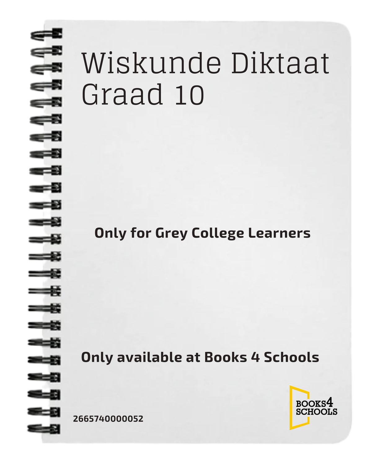 Wiskunde Diktaat Graad 10