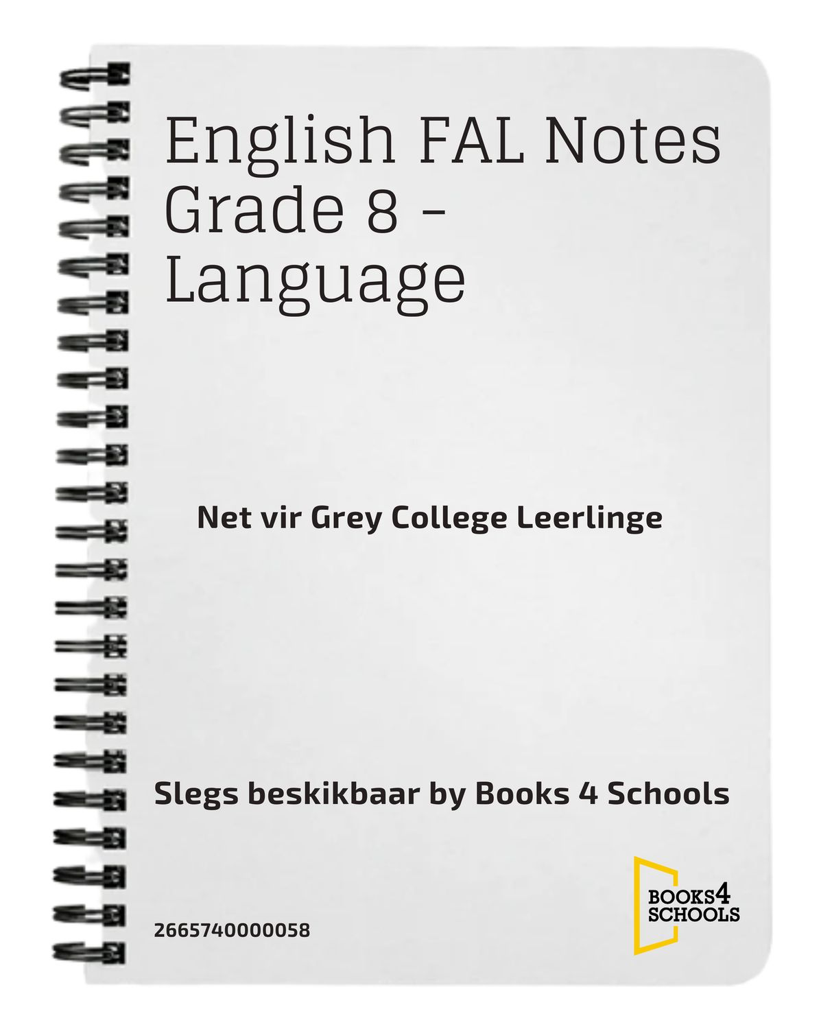 English FAL Notes Grade 8 - Language