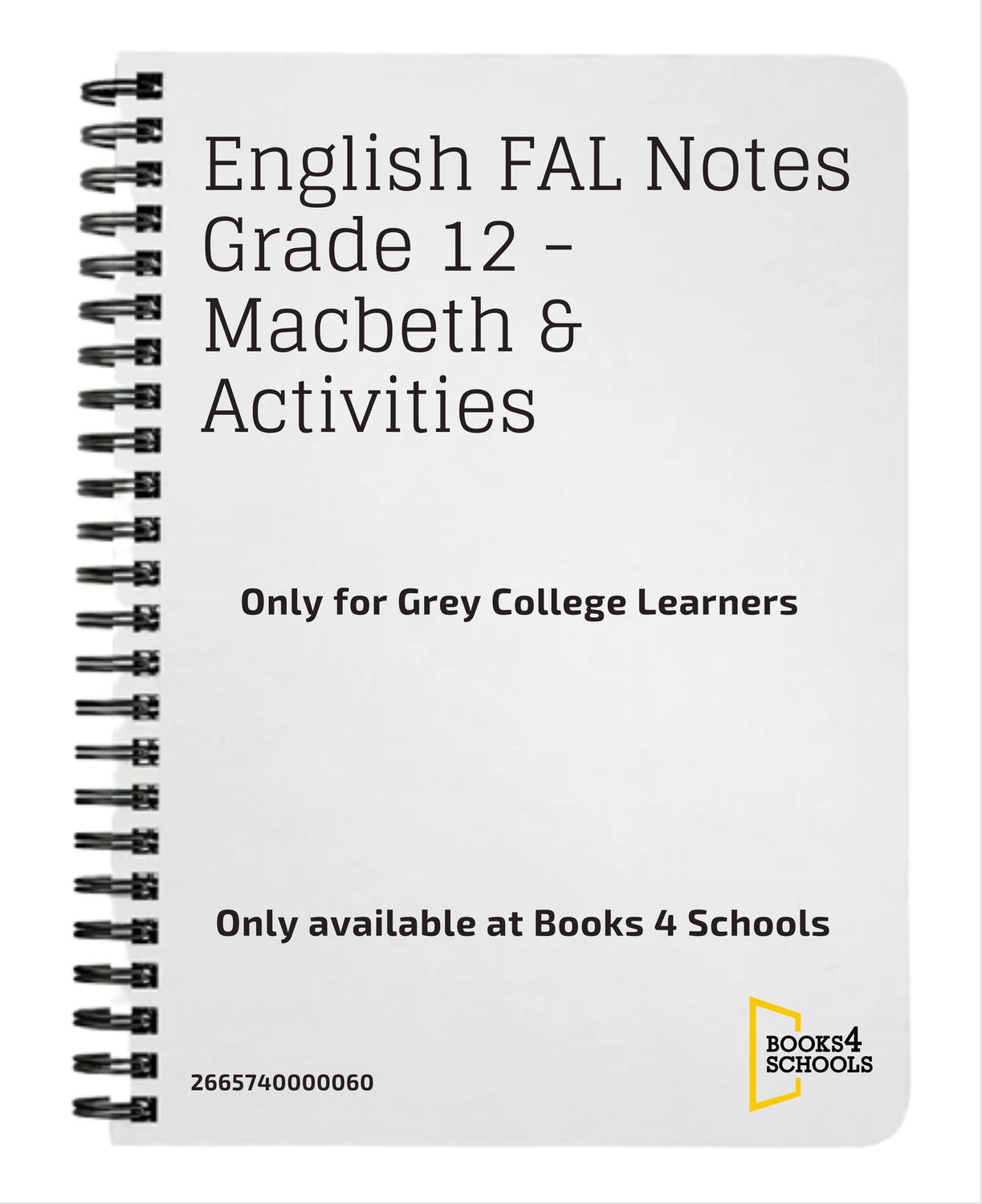 English FAL Notes Grade 12 - Macbeth &amp; Activities