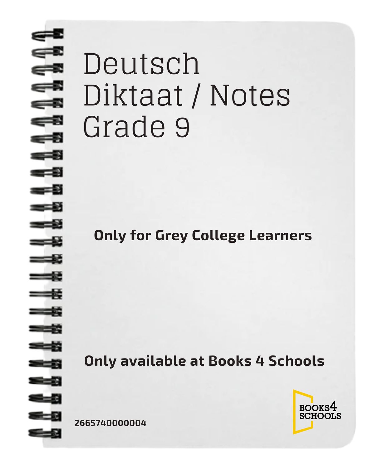 Deutsch Diktaat / Notes Gr. 9 (B4S) (X)